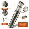 2 in 1 Tobacco Filling Cone Rolling Grinder Smoke grinde with 110mm Roll Paper Horn Tube Cigarette Pre Roller Smoking Accessorie