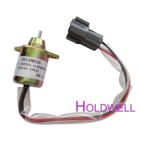 Holdwell Fuel Shut Off Shut Down Stop Solenoid Valve 119233-77932 for Yanmar John Deere Tractor Generator (size: Size)