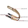 1PC Double Point Multi-Task Tactical Rope Multi-Mission Rifle Sling Gun Strap System Mount Set Solid